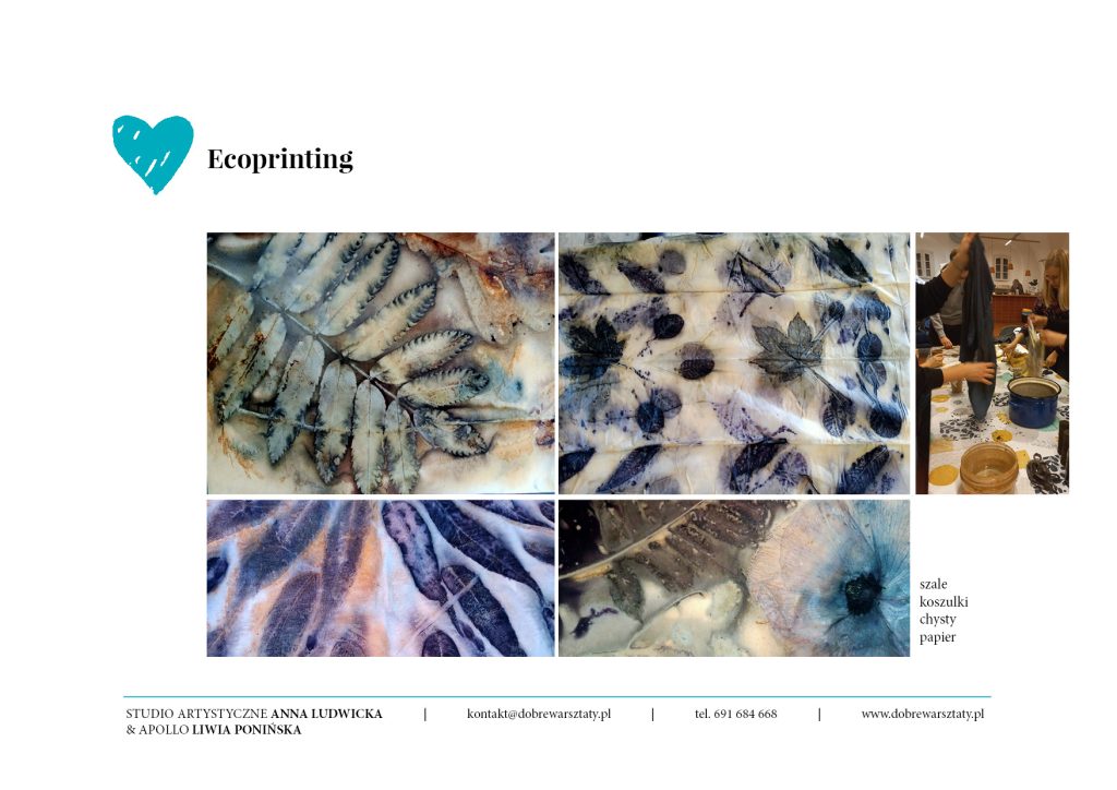 oferta dobre warsztaty ecoprinting