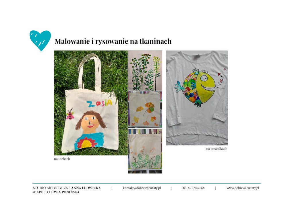 oferta dobre warsztaty malowanie na tkaninie