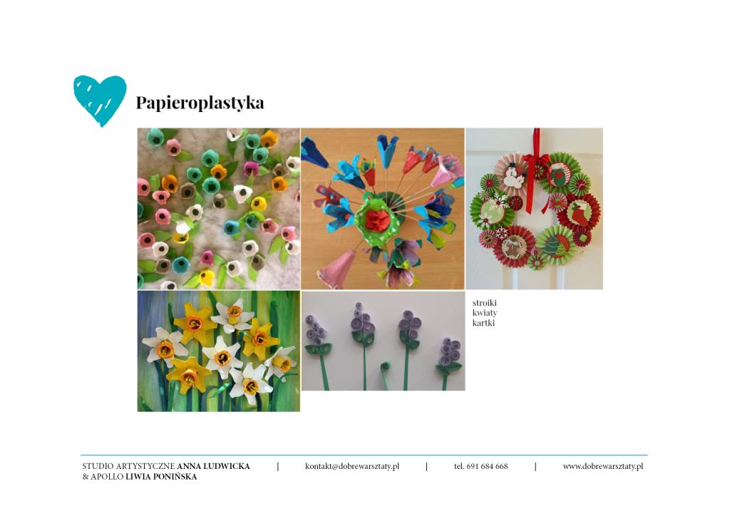 oferta dobre warsztaty papieroplastyka