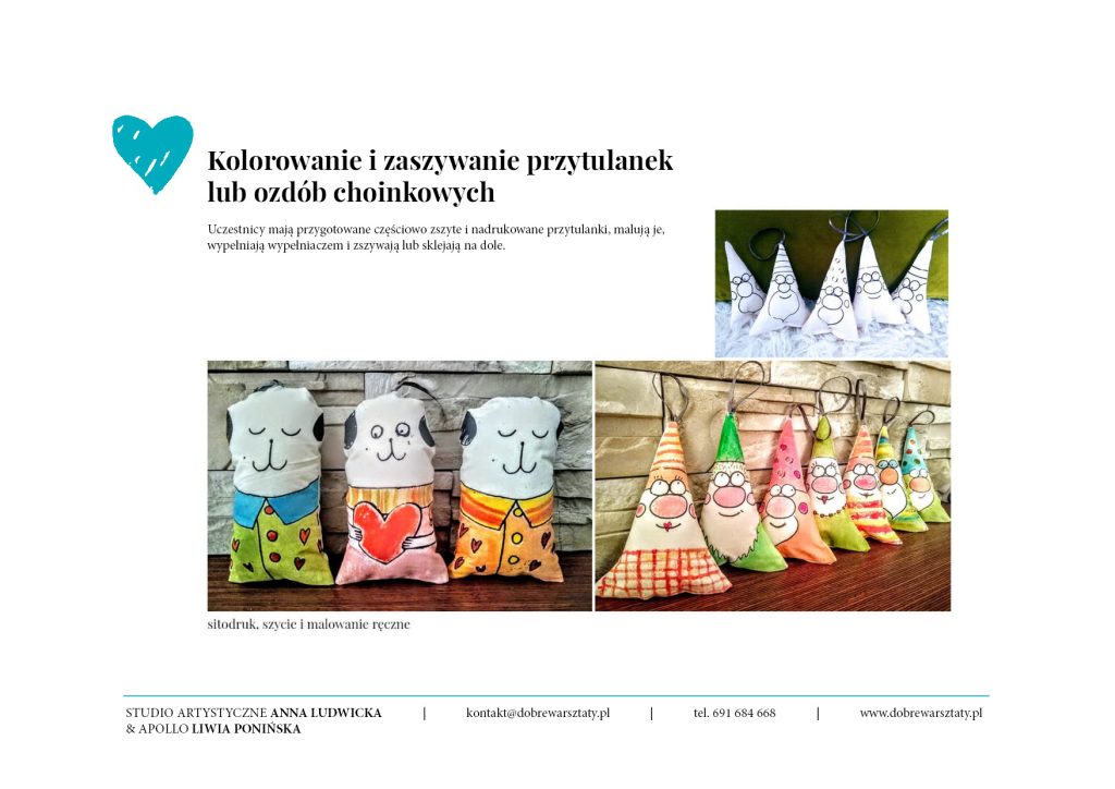 oferta dobre warsztaty przytulanki